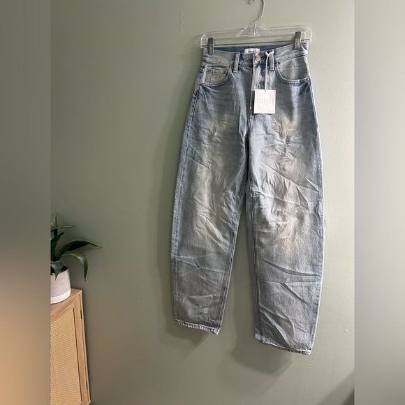 NWT PISTOLA Wes High Rise Barrel Jeans in Clever - Picture 7 of 15